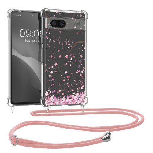 Pouzdro Kwmobile se šňůrkou na krk pro Google Pixel 7a, vícebarevné, silikonové, 61604.02