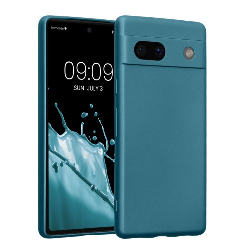 Pouzdro Kwmobile pro Google Pixel 7a, modré, silikonové, 61599.251