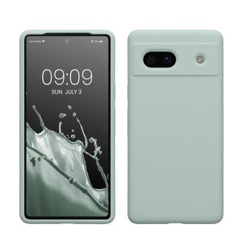 Pouzdro Kwmobile pro Google Pixel 7a, světle zelené, silikonové, 61597.2