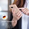 Pouzdro Kwmobile pro Google Pixel 7a, krémové, silikonové, 61597.225