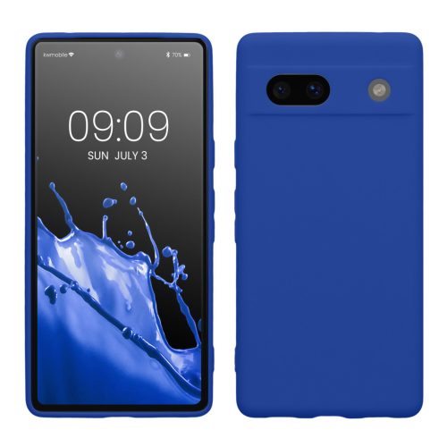 Pouzdro Kwmobile pro Google Pixel 7a, modré, silikonové, 61598.134