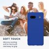 Pouzdro Kwmobile pro Google Pixel 7a, modré, silikonové, 61598.134