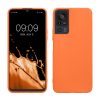 Pouzdro Kwmobile pro TCL 40 SE, oranžové, silikonové, 60793.15