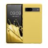 Pouzdro Kwmobile pro Google Pixel 7a, žluté, silikonové, 61614.165