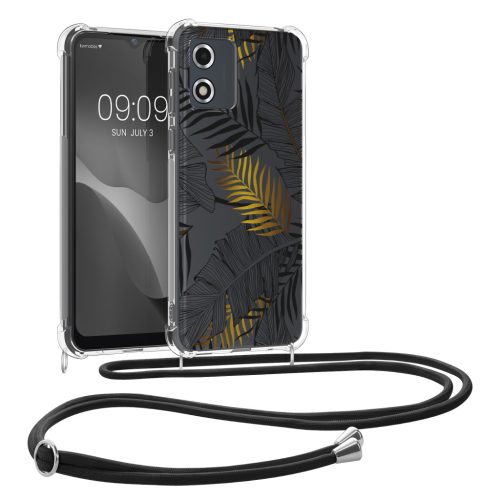 Pouzdro Kwmobile se šňůrkou pro Motorola Moto E13, vícebarevné, silikonové, 61624.02
