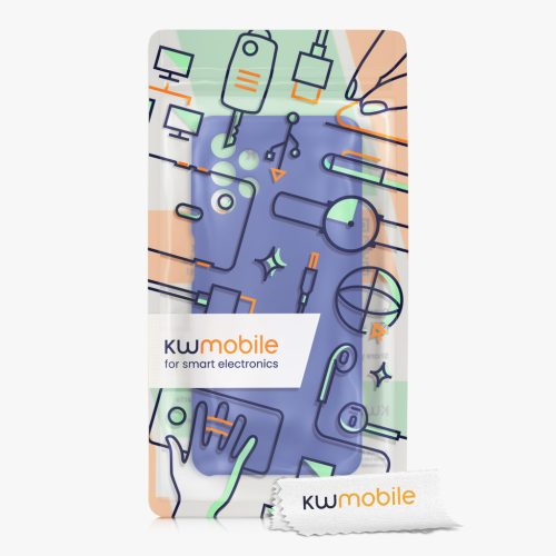 Pouzdro Kwmobile pro Samsung Galaxy A32 5G, modré, silikonové, 54336.134