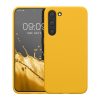 Pouzdro Kwmobile pro Samsung Galaxy S23 Plus, žluté, silikonové, 60274.165