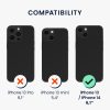 Pouzdro Kwmobile s odnímatelným šňůrkou pro Apple iPhone 14/iPhone 13, průhledné/černé, polykarbonát, 61620.01