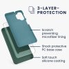 Pouzdro Kwmobile pro Samsung Galaxy A32 5G, zelené, silikonové, 54336.166