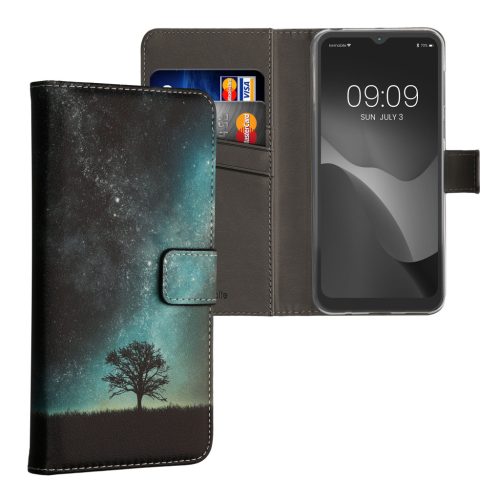 Pouzdro Kwmobile pro Motorola Moto E13, vícebarevné, ekokůže/silikon, 61627.01