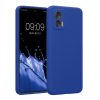 Pouzdro Kwmobile pro Motorola Edge 30 Neo, modré, silikonové, 61043.134