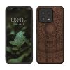 Pouzdro Kwmobile pro Xiaomi 13 5G, hnědé, dřevo/silikon, 60695.02