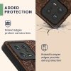Pouzdro Kwmobile pro Xiaomi 13 5G, hnědé, dřevo/silikon, 60695.02