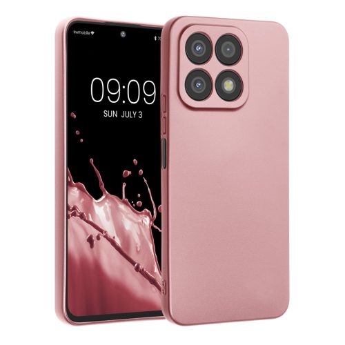 Pouzdro Kwmobile pro Honor X8a, růžové, silikonové, 60942.31