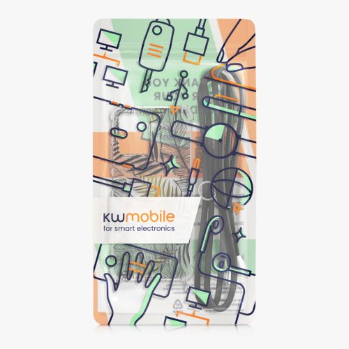 Pouzdro Kwmobile se šňůrkou na krk pro Xiaomi Redmi Note 12 5G/Poco X5, vícebarevné, silikonové, 60892.03