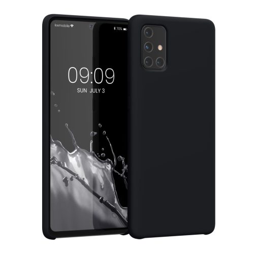 Pouzdro Kwmobile pro Samsung Galaxy A71, tmavě modré, silikonové, 51209.186