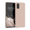 Pouzdro Kwmobile pro Samsung Galaxy A41, krémové, silikonové, 52301.225