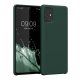 Pouzdro Kwmobile pro Samsung Galaxy A71, tmavě zelené, silikonové, 51209.169