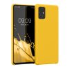 Pouzdro Kwmobile pro Samsung Galaxy A71, žluté, silikonové, 51209.165