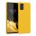 Pouzdro Kwmobile pro Samsung Galaxy A71, žluté, silikonové, 51209.165