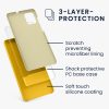 Pouzdro Kwmobile pro Samsung Galaxy A71, žluté, silikonové, 51209.165