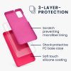 Pouzdro Kwmobile pro Samsung Galaxy A41, růžové, silikonové, 52301.77
