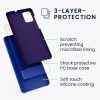 Pouzdro Kwmobile pro Samsung Galaxy A71, modré, silikonové, 51209.134