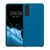 Pouzdro Kwmobile pro Samsung Galaxy S21 Plus, modré, silikonové, 54066.228