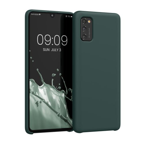 Pouzdro Kwmobile pro Samsung Galaxy A41, zelené, silikonové, 52301.171