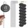 Set 15 Etichete din ardezie Navaris cu 15 Stalpi din metal si creta, 4x2,75 inch, 53850.04