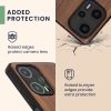 Pouzdro Kwmobile pro Xiaomi Poco F5, hnědé, dřevo/silikon, 61661.01