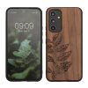 Pouzdro Kwmobile pro Samsung Galaxy A54 5G, hnědé, dřevo/silikon, 60799.06