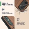 Pouzdro Kwmobile pro Samsung Galaxy A54 5G, hnědé, dřevo/silikon, 60799.06