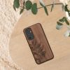 Pouzdro Kwmobile pro Samsung Galaxy A54 5G, hnědé, dřevo/silikon, 60799.06