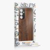 Pouzdro Kwmobile pro Samsung Galaxy A54 5G, hnědé, dřevo/silikon, 60799.06