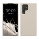 Pouzdro Kwmobile pro Samsung Galaxy S22 Ultra, krémové, silikonové, 56765.125