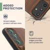 Pouzdro Kwmobile pro Samsung Galaxy A54 5G, hnědé, dřevo/silikon, 60799.03