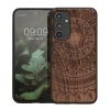 Pouzdro Kwmobile pro Samsung Galaxy A54 5G, hnědé, dřevo/silikon, 60799.04