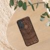 Pouzdro Kwmobile pro Samsung Galaxy A54 5G, hnědé, dřevo/silikon, 60799.04