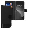 Pouzdro Kwmobile pro Motorola Moto G73, černé, textilní/silikonové, 60833.73