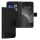 Pouzdro Kwmobile pro Motorola Moto G73, černé, textilní/silikonové, 60833.73
