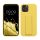 Pouzdro Kwmobile pro Apple iPhone 12/iPhone 12 Pro, žluté, silikonové, 58283.165