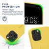 Pouzdro Kwmobile pro Apple iPhone 12/iPhone 12 Pro, žluté, silikonové, 58283.165