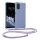 Pouzdro Kwmobile se šňůrkou pro Samsung Galaxy A03s, modré, silikonové, 58562.108