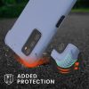 Pouzdro Kwmobile se šňůrkou pro Samsung Galaxy A03s, modré, silikonové, 58562.108