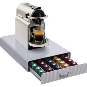   Navaris držák na kávové kapsle pro 50 kapslí Nespresso, šedý, 47364.03.22