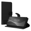 Pouzdro Kwmobile pro Ulefone Note 16 Pro, černé, textilní/silikonové, 61723.73