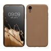 Pouzdro Kwmobile pro Apple iPhone XR, krémové, silikonové, 49983.246