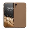 Pouzdro Kwmobile pro Apple iPhone XR, krémové, silikonové, 49983.246