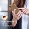 Pouzdro Kwmobile pro Apple iPhone XR, krémové, silikonové, 49983.246